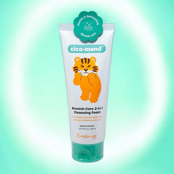 The Creme Shop Other - The Crème Shop Cica-Mend Blemish Care 2-in-1 Cleansing Foam